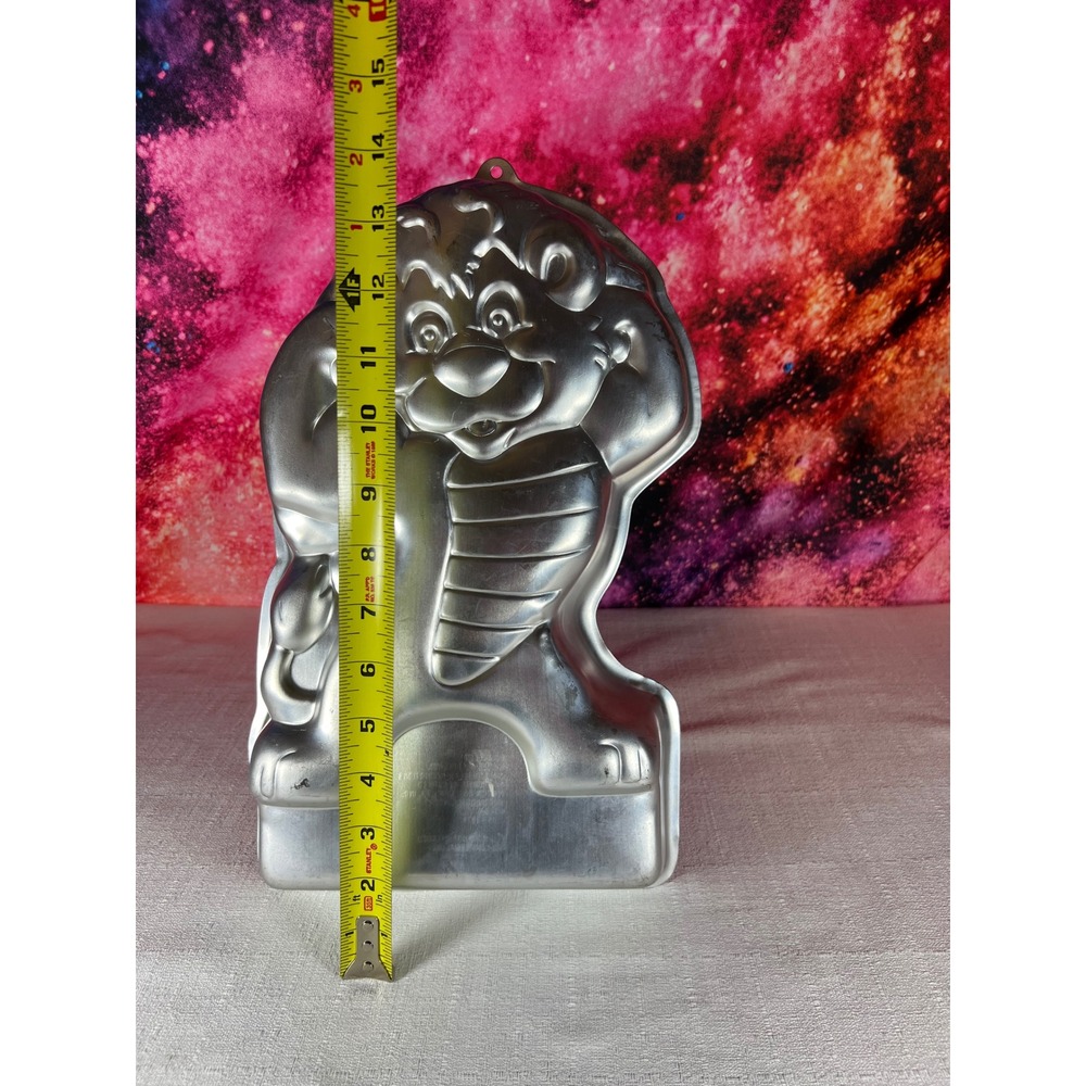 Vintage 1985 Wilton Wuzzles Bumblelion Cake Pan Disney Hasbro 2105-1875 Aluminum